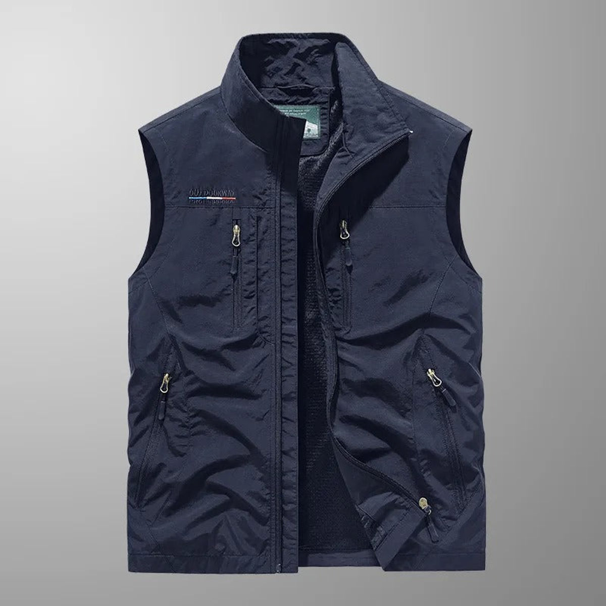 Sleeveless Cargo Vest Lightweight Breathable Outdoor Style Travel-Friendly 5