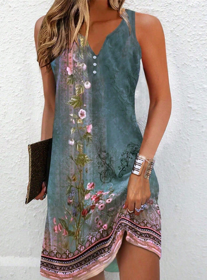Sleeveless Dress Women Comfortable Mini Casual Chic Summer Style 7