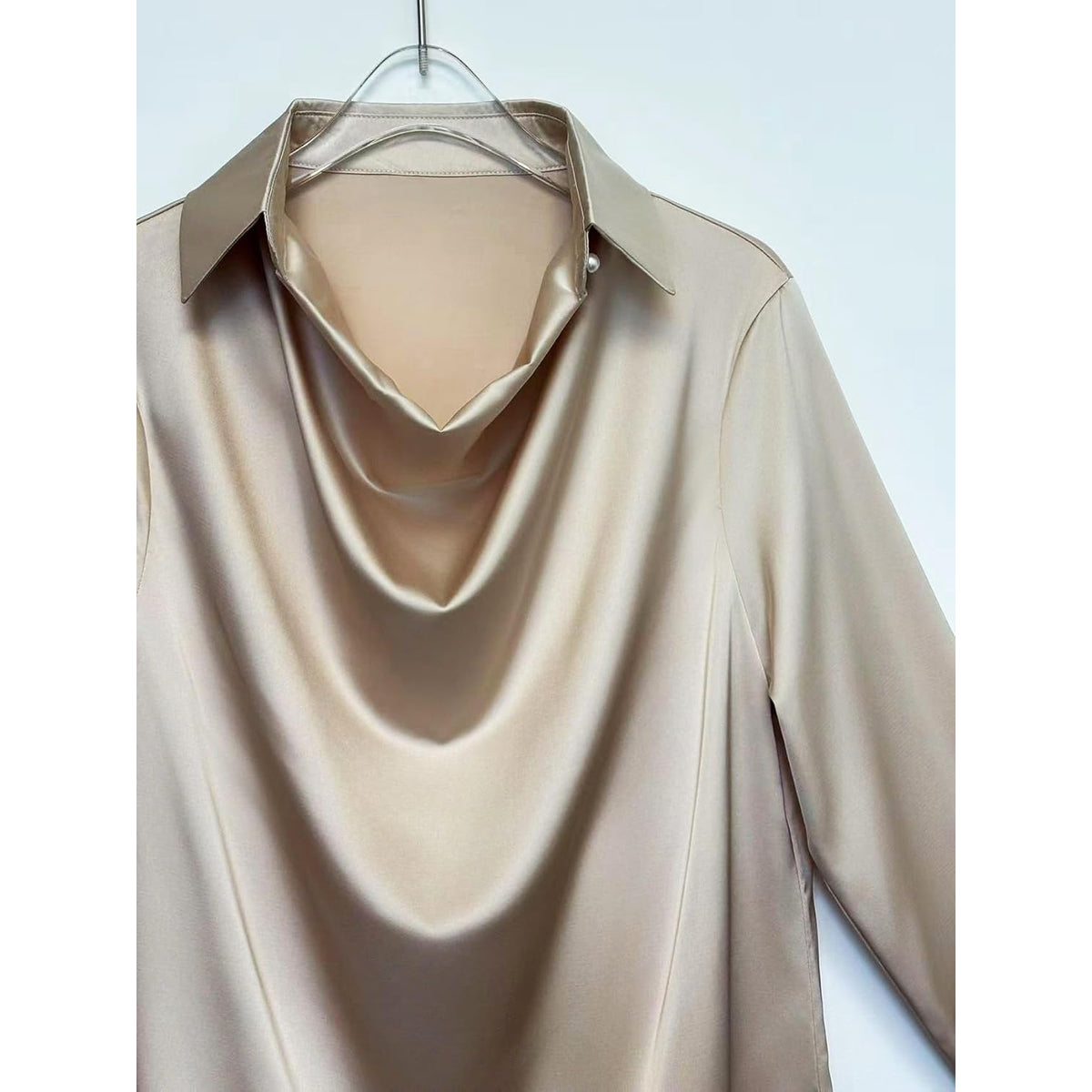 Sloane | Sophisticated Autumn Cowl Neck Blouse