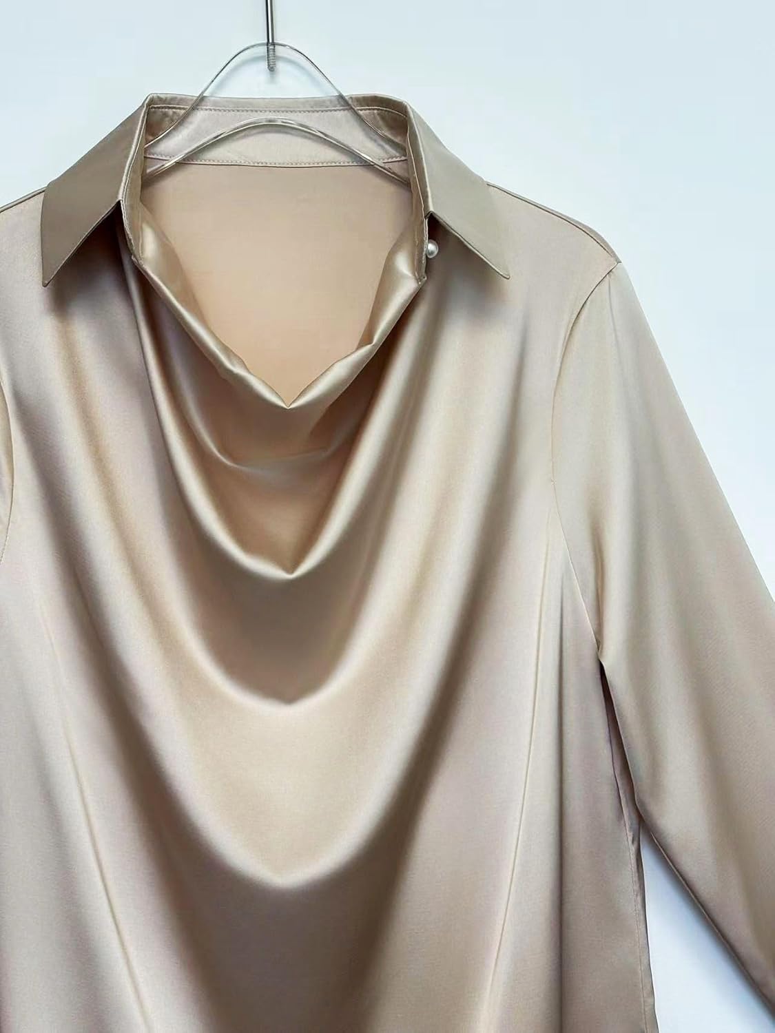 Sloane | Sophisticated Autumn Cowl Neck Blouse