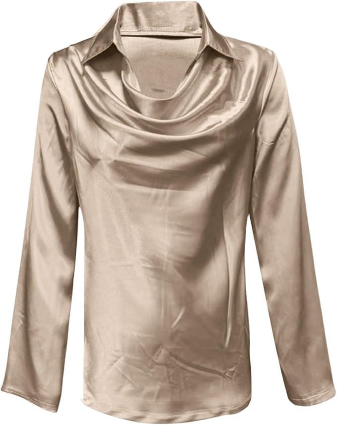 Sloane | Sophisticated Autumn Cowl Neck Blouse