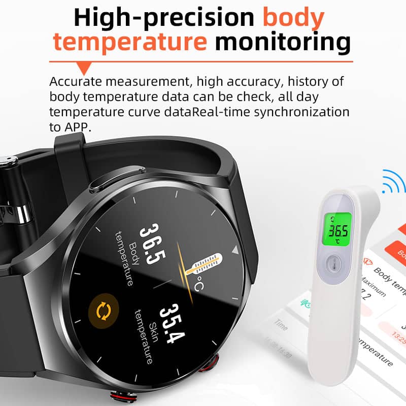 Smart Health Monitor | Smartwatch with ECG & Blood Sugar Tracking | Comprehensive Health Insights for Active Living 4