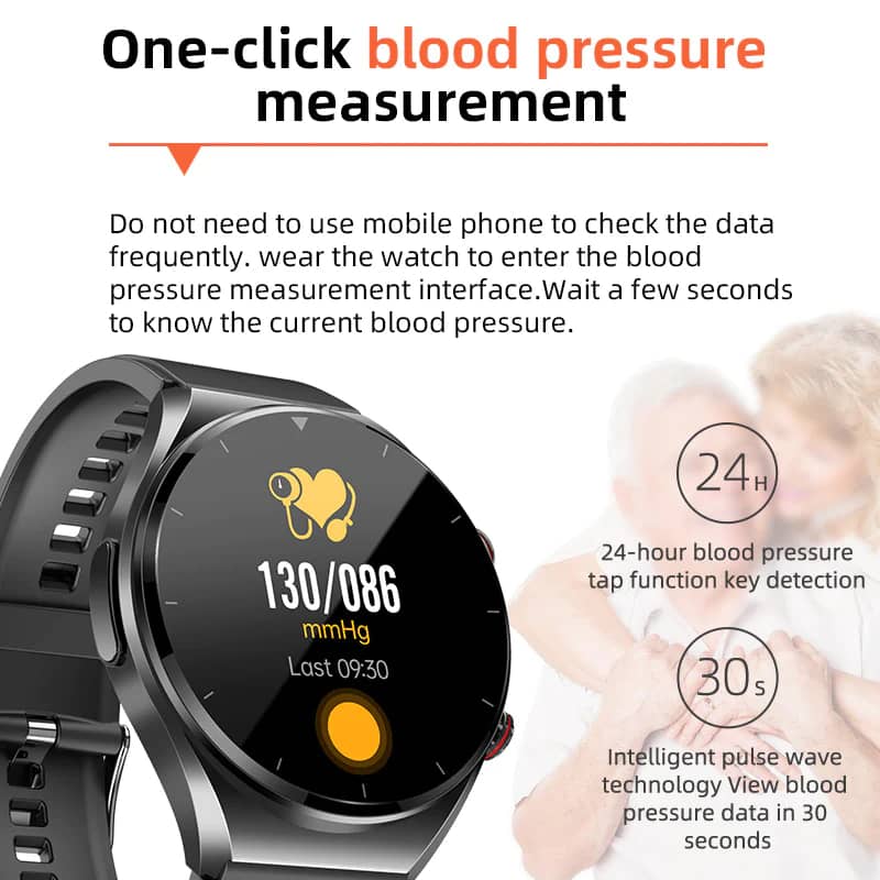 Smart Health Monitor | Smartwatch with ECG & Blood Sugar Tracking | Comprehensive Health Insights for Active Living 6