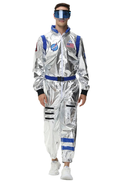 Space Astronaut Costume Adult Halloween Costume Sci-Fi Adventure Outfit 7