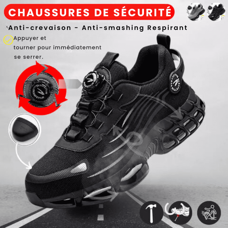 Steel Toe Safety Shoes Comfortable Durable Work Boots Non-Slip Design 6