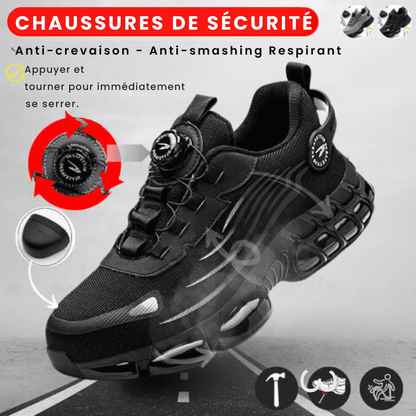 Steel Toe Safety Shoes Comfortable Durable Work Boots Non-Slip Design 6
