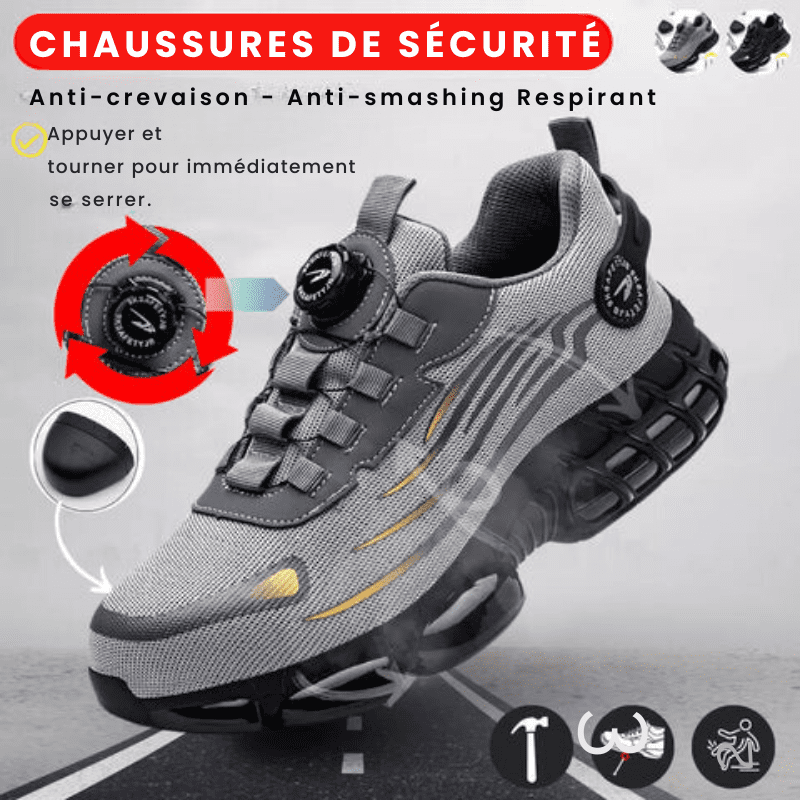 Steel Toe Safety Shoes Comfortable Durable Work Boots Non-Slip Design 7