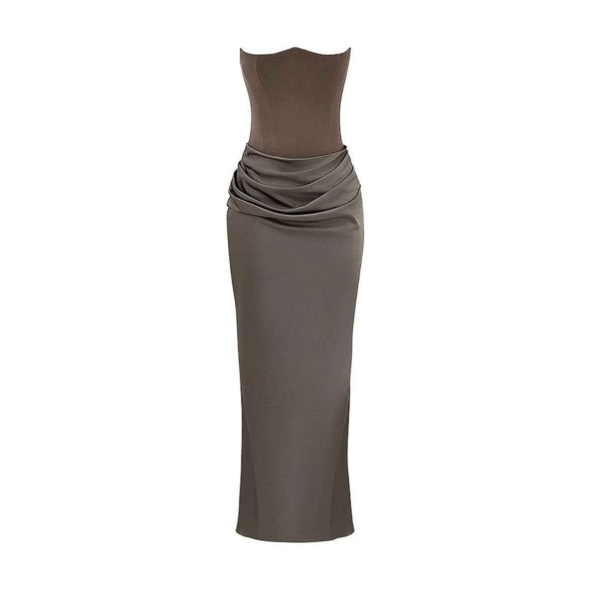 Strapless Corset Evening Gown Elegant Formal Dress for Weddings 4