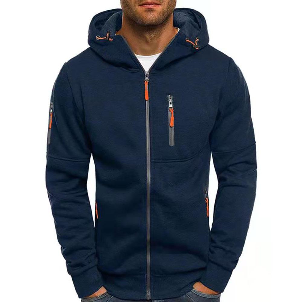 Stylish Hoodie Jacket Casual Comfort Fit with Zipper and Hood 1