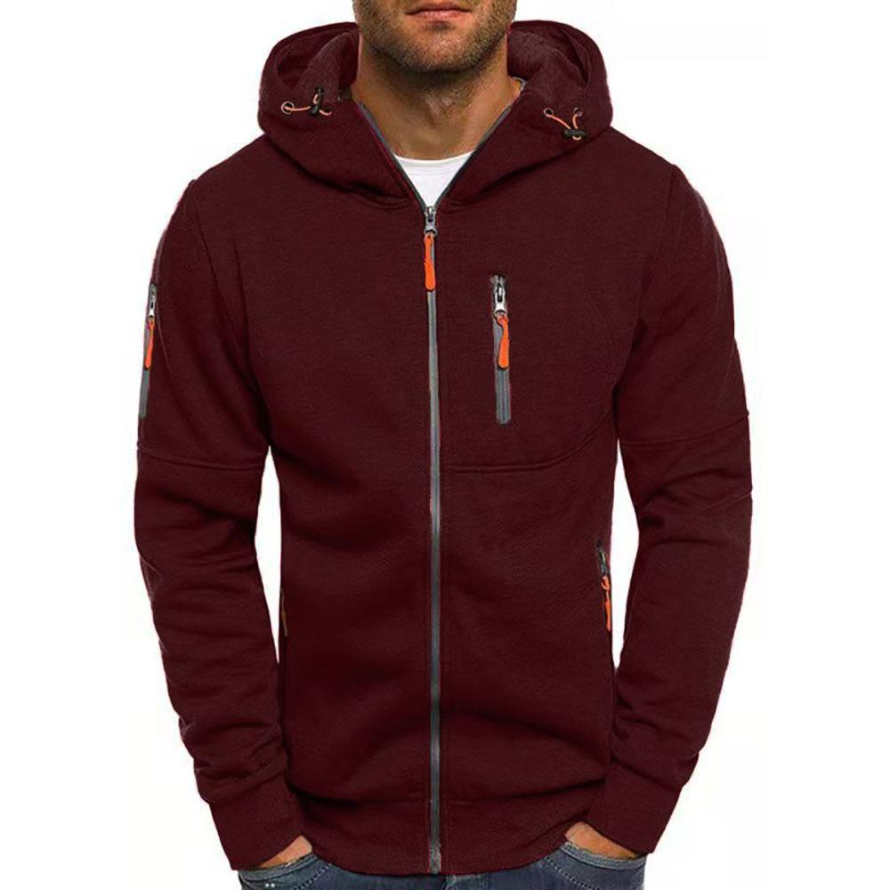 Stylish Hoodie Jacket Casual Comfort Fit with Zipper and Hood 7