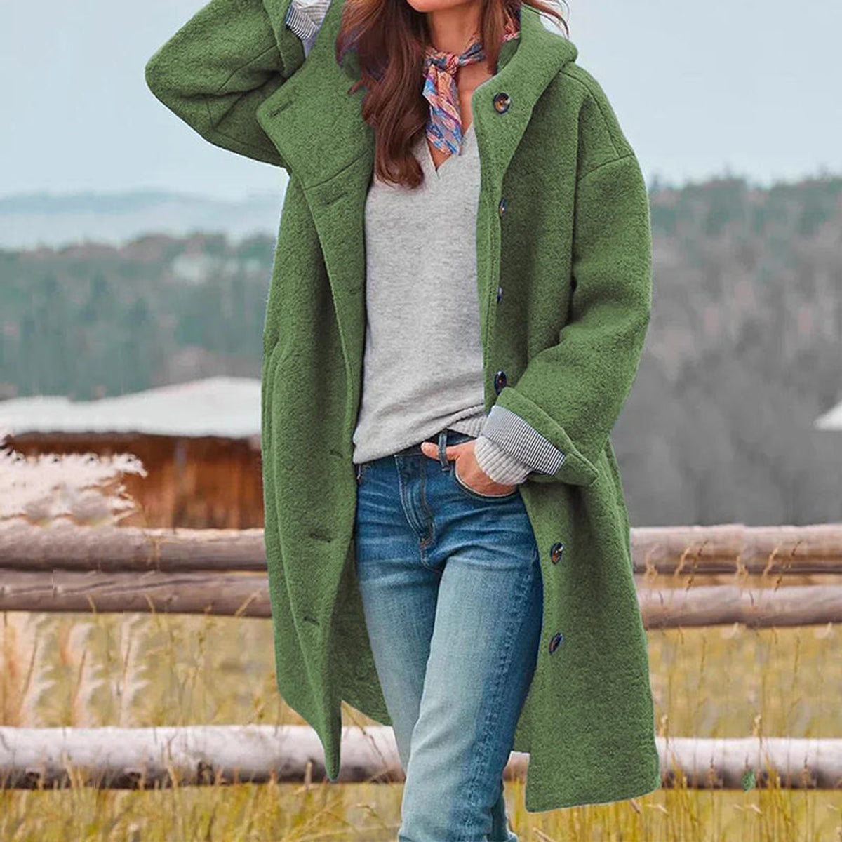 Stylish Winter Coat Women Elegant Thick Outerwear for Every Adventure 0