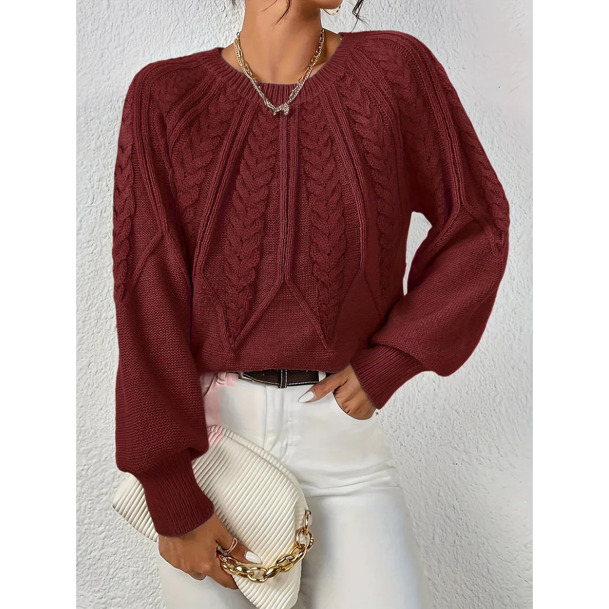 Stylish Women's Sweater Classic Elegant Design Versatile for All Occasions 0