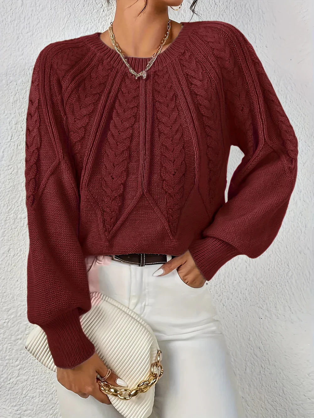 Stylish Women's Sweater Classic Elegant Design Versatile for All Occasions 0