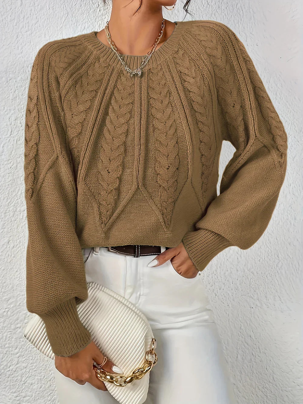 Stylish Women's Sweater Classic Elegant Design Versatile for All Occasions 8