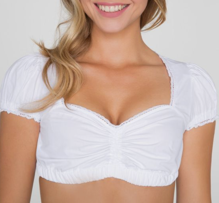 Traditional 3-Part Dirndl Set with Apron Elegant Bavarian Style 4