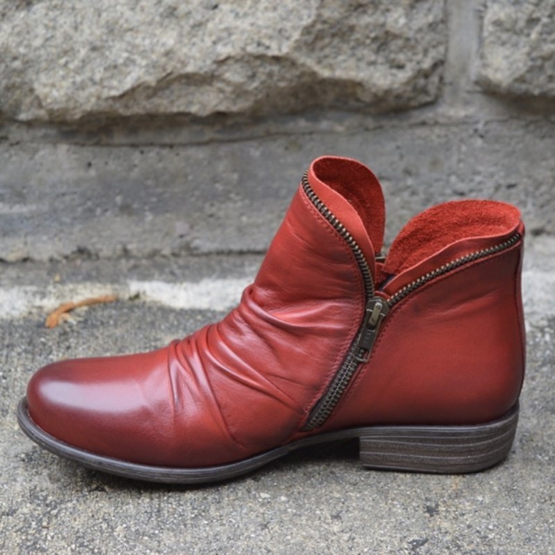 Trendy Ankle Boots for Women Yellow Stylish Comfort Cold Weather 4