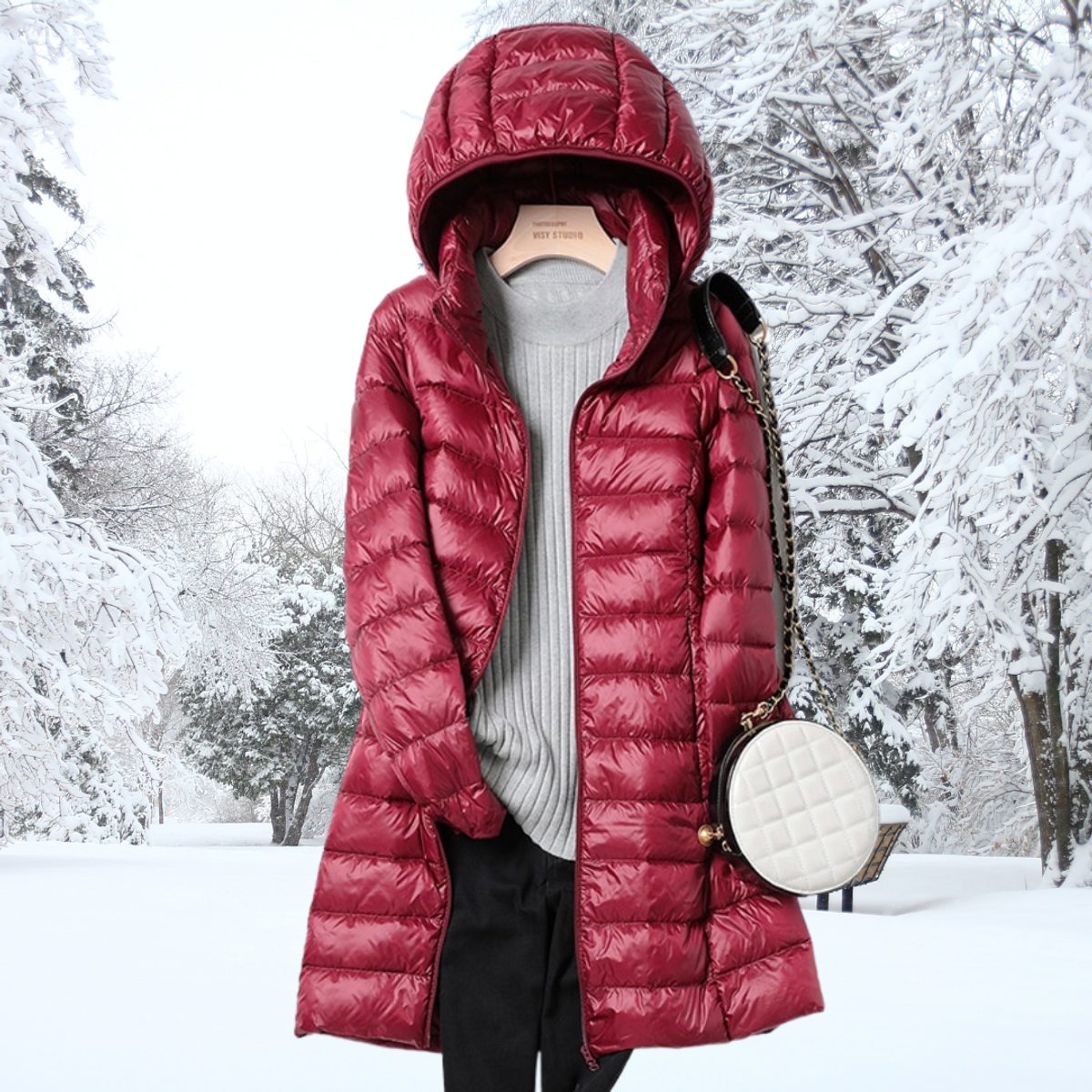 Ultralight Down Jacket Women Stylish Autumn Essential Lightweight Warmth 5