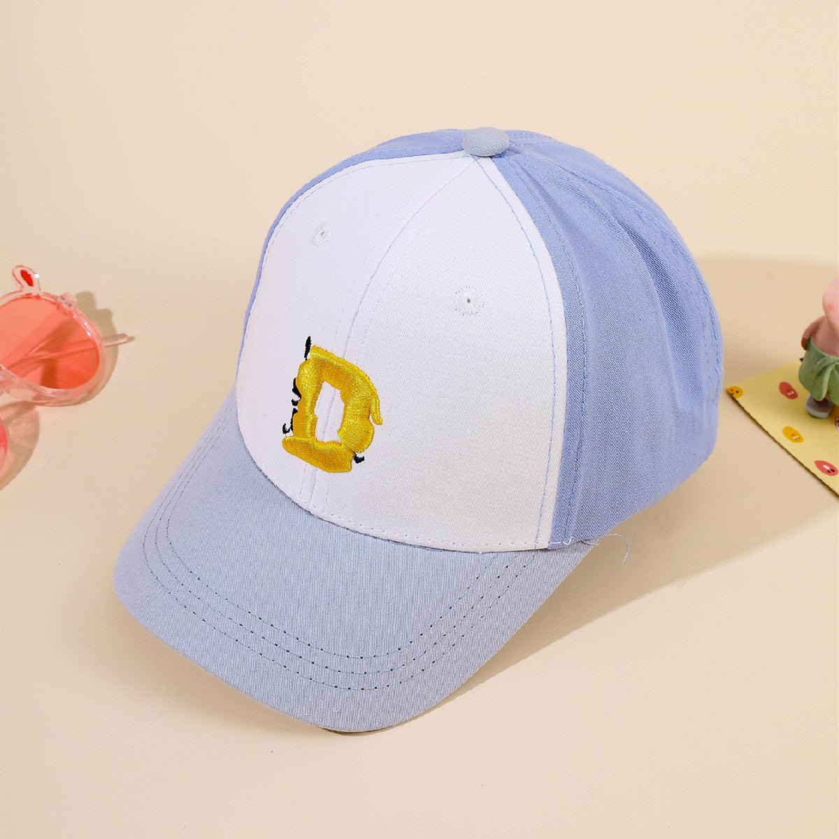 Unisex Baseball Cap - Curved Brim Hat with Minimalist Logo in Black 1