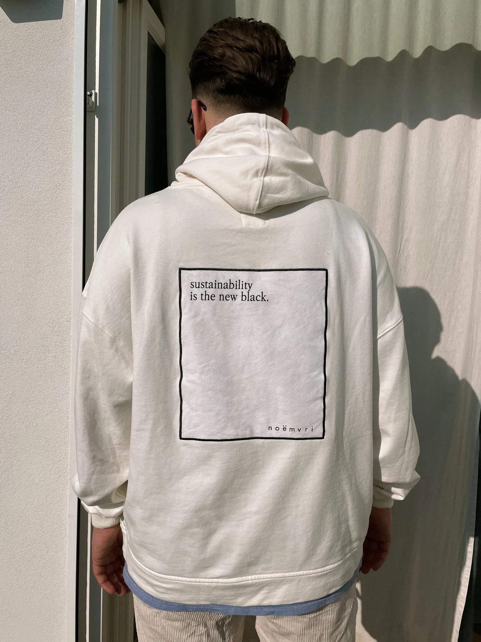 Unisex Oversized Hoodie - Soft Cotton, Relaxed Fit, Black or Grey Streetwear 4