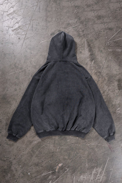 Unisex Oversized Hoodie - Soft Heavyweight Cotton, Black or Grey, Cozy Streetwear 1