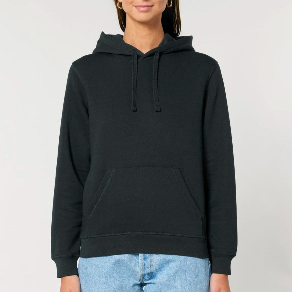 Unisex Oversized Hoodie - Soft Heavyweight Cotton, Black or Grey, Minimalist Streetwear 2