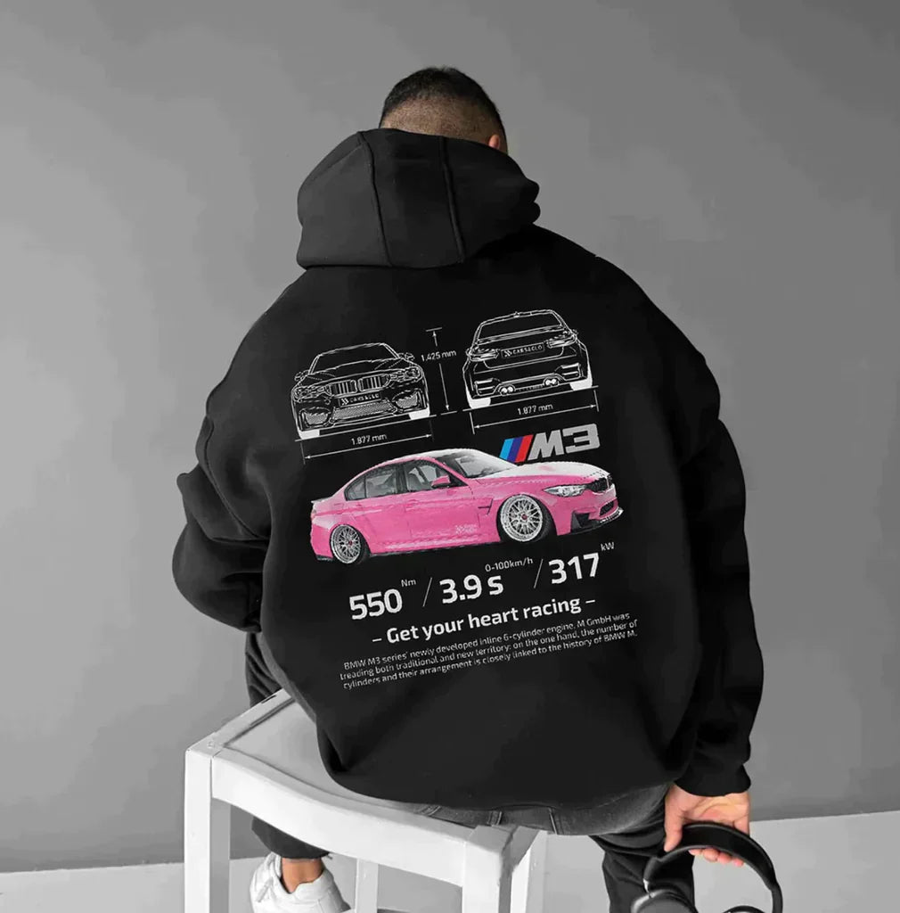 Unisex Racing Hoodie Graphic Print Design Casual Pullover Comfort 4