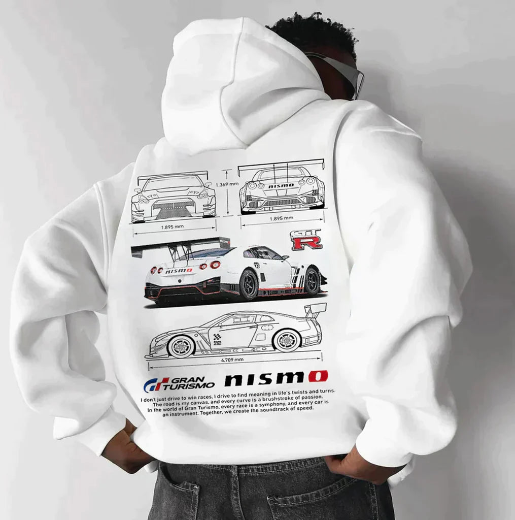 Unisex Racing Hoodie Graphic Print Design Casual Pullover Comfort 5