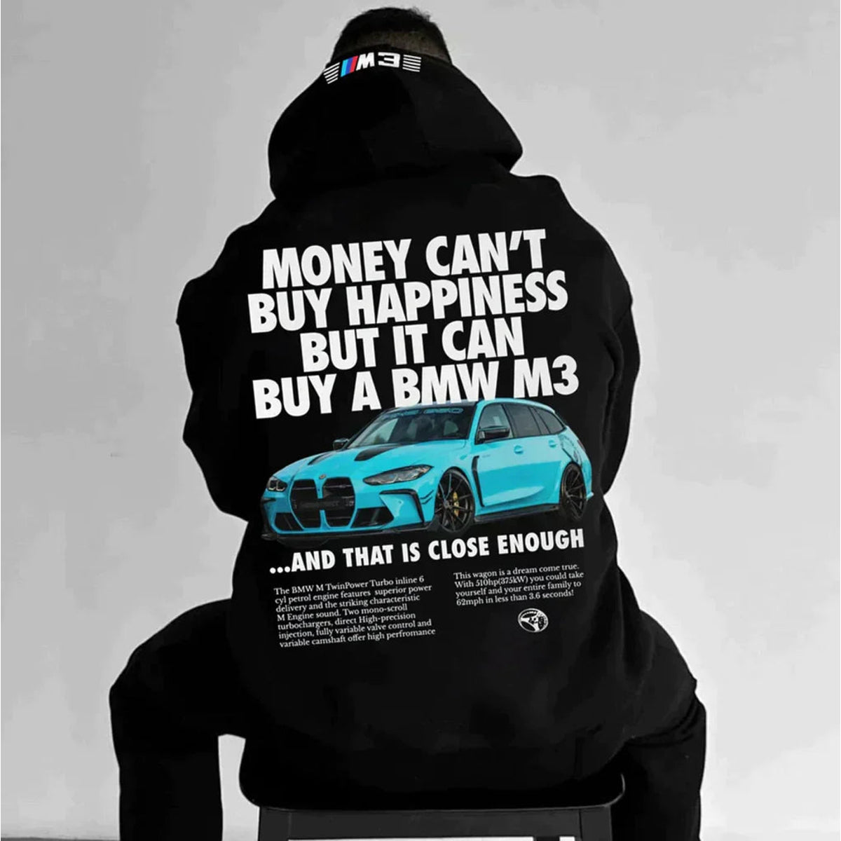 Unisex Racing Hoodie Graphic Print Design Casual Pullover Comfort 6