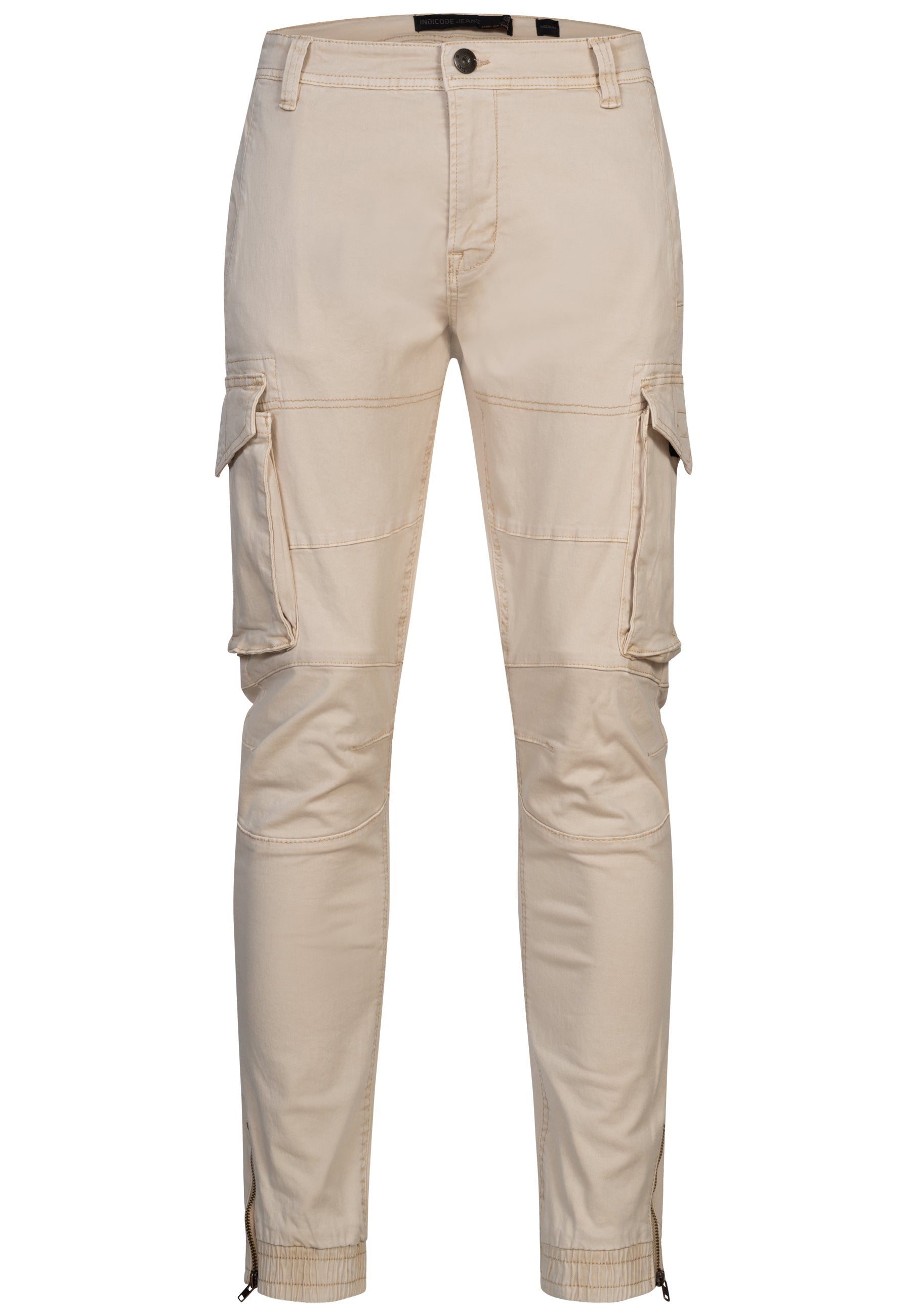 Urban Style - High Waist Mens Cargo Pants with Adjustable Drawstring, Utility Pockets, Black 4