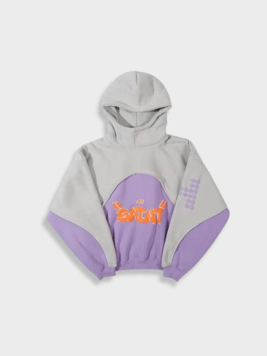 Urban Vibe - Oversized Hoodie for Men, Soft Cotton, Black & Grey, Streetwear 0