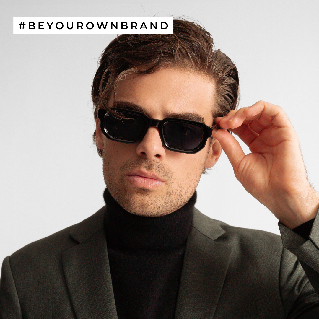 VIBE - Oversized Streetwear Sunglasses with Dark Tinted Lenses & UV Protection 1