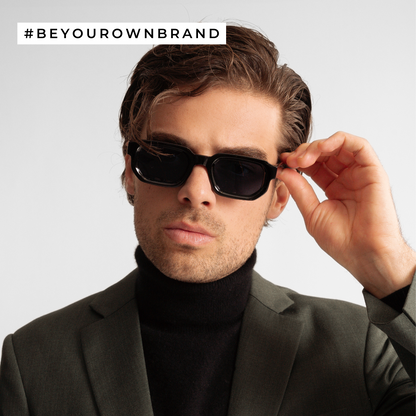 VIBE - Oversized Streetwear Sunglasses with Dark Tinted Lenses & UV Protection 1