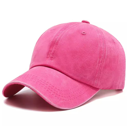 Vintage Fresh Women's Baseball Cap - Curved Brim, Adjustable, Minimalist Design 10