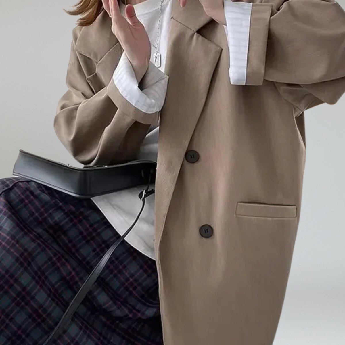 Vintage Loose Blazer Relaxed Fit Chic Autumn Essential 5