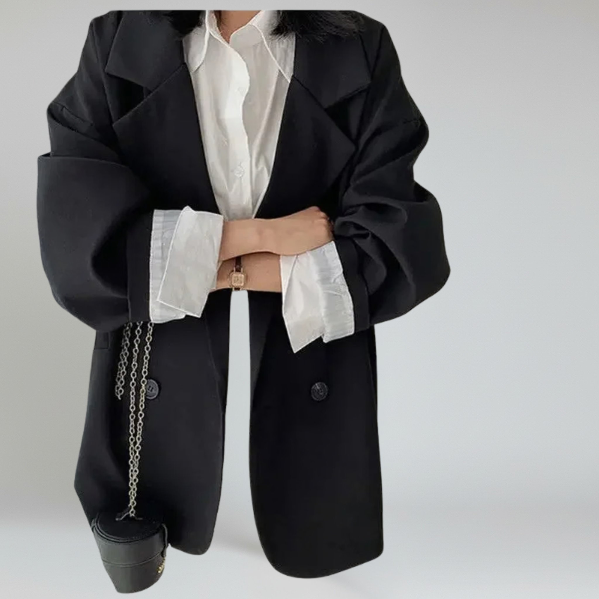 Vintage Loose Blazer Relaxed Fit Chic Autumn Essential 6