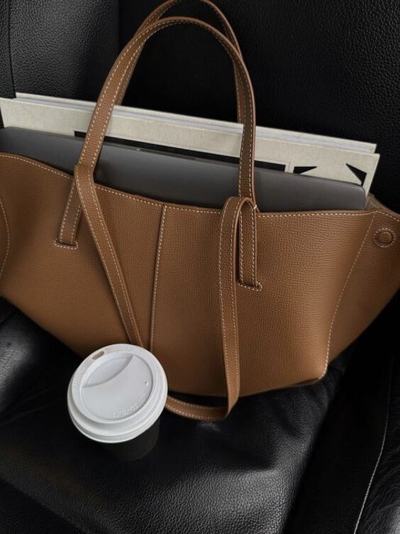 Vintage Tote Bag Women Spacious Shoulder Bag Elegant Design 5
