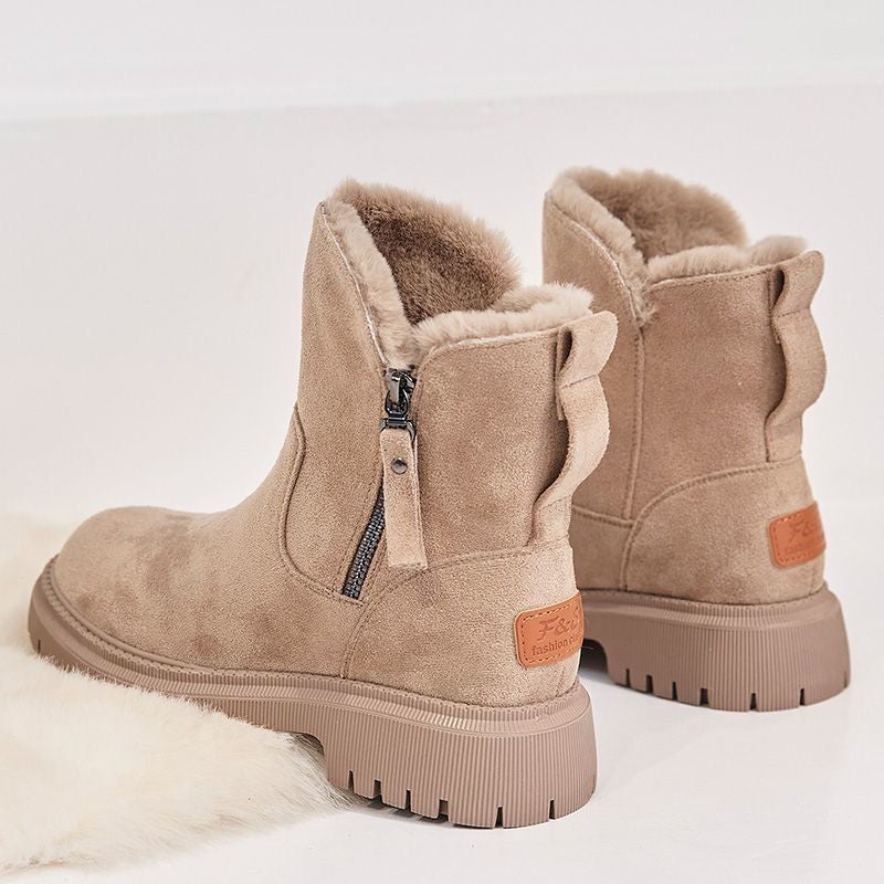 Warm Winter Boots Women Waterproof Plush Lined Stylish Comfort 2