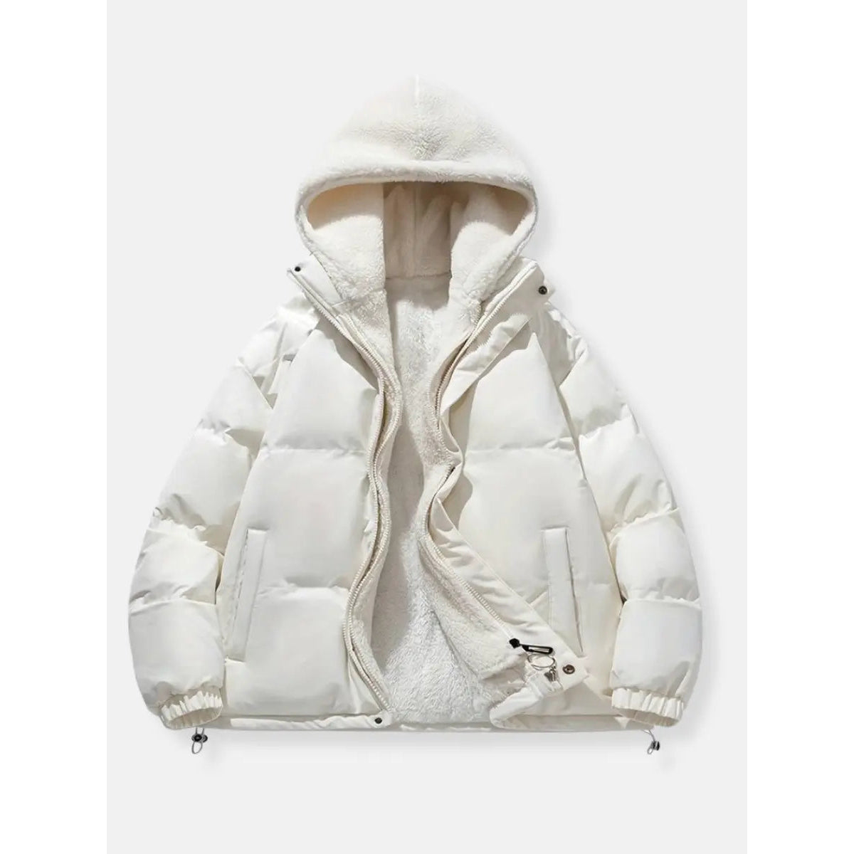 Warm Zip-Up Winter Jacket Comfortable Quilted Design for Men and Women 10