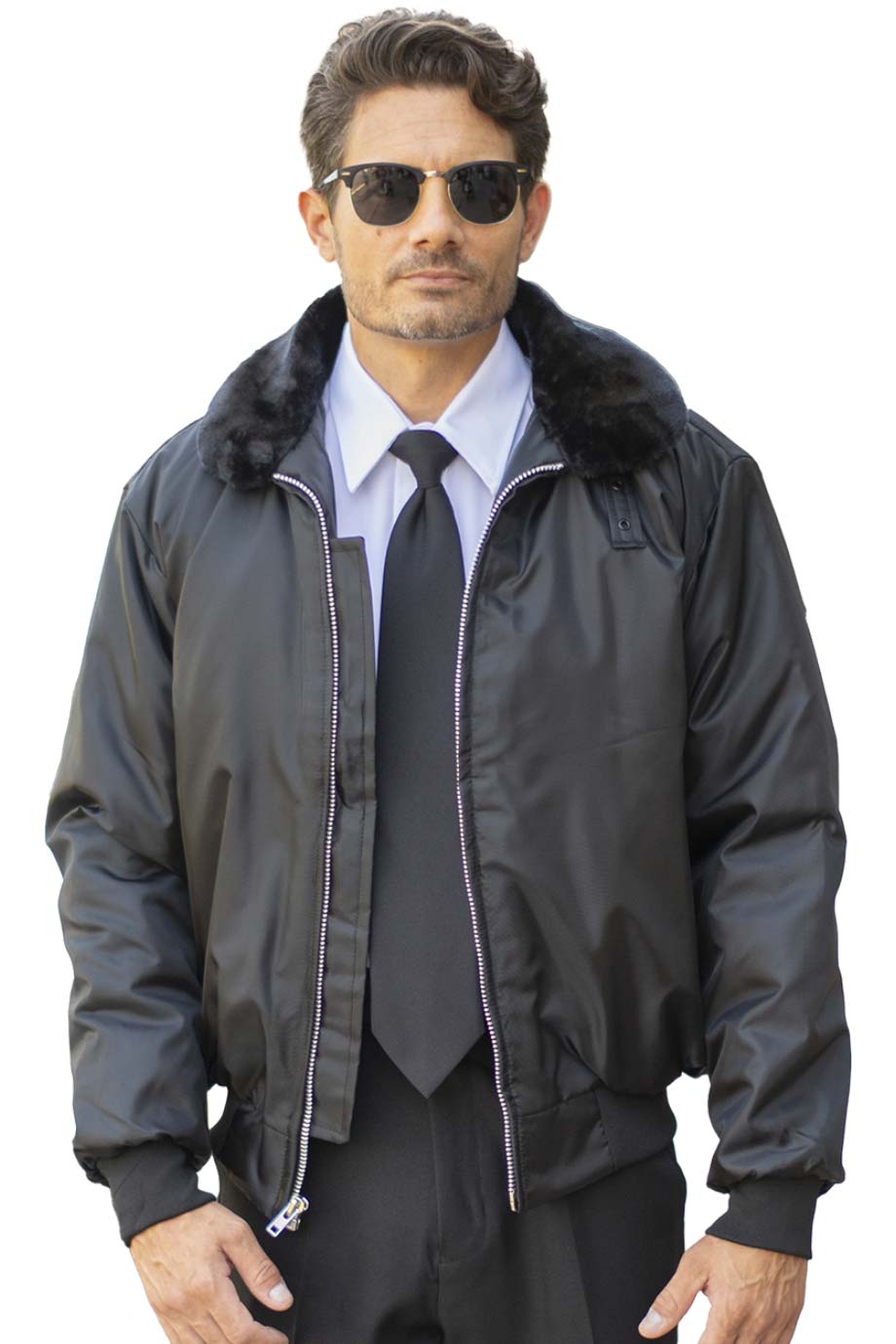 Water-Resistant Bomber Jacket Unisex All-Season Durable Style 0