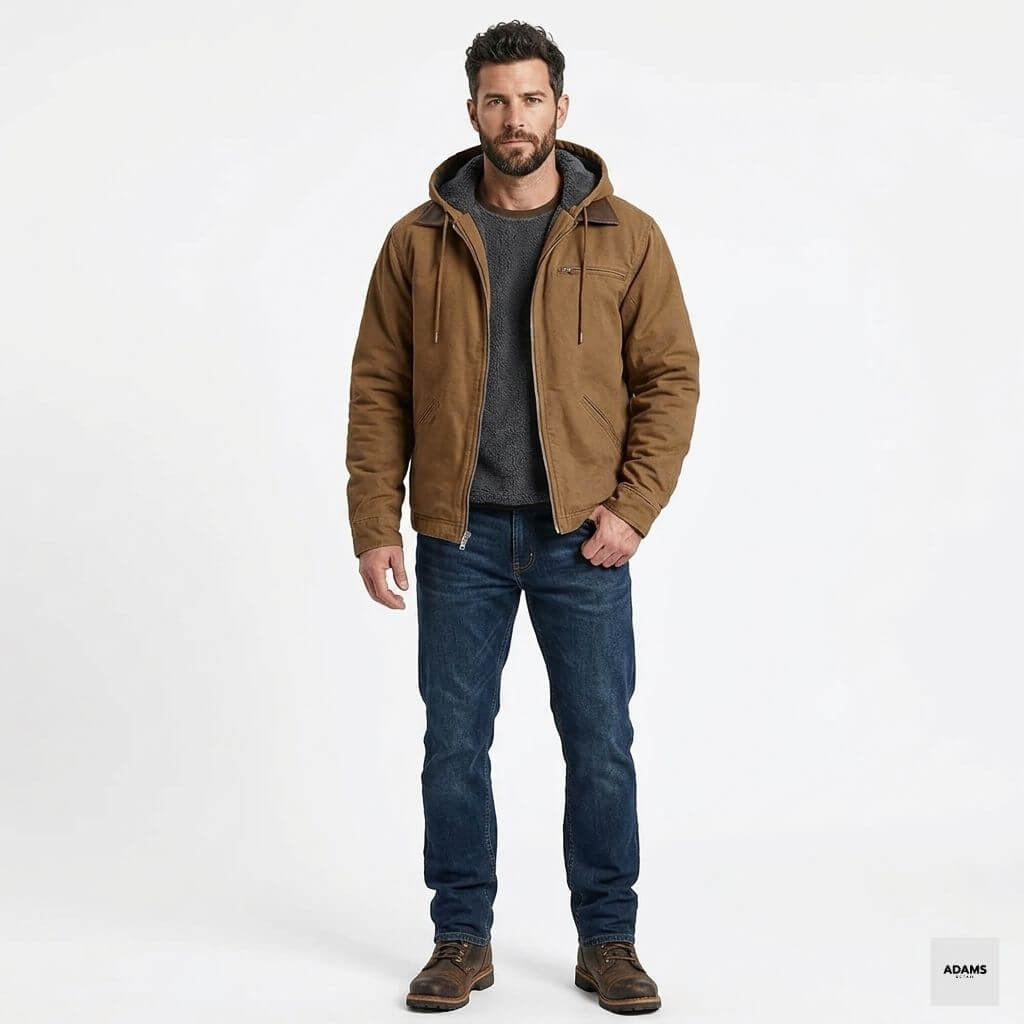 Wasserdichte Regenjacke Herren Elegant Modern Outdoor-Mode