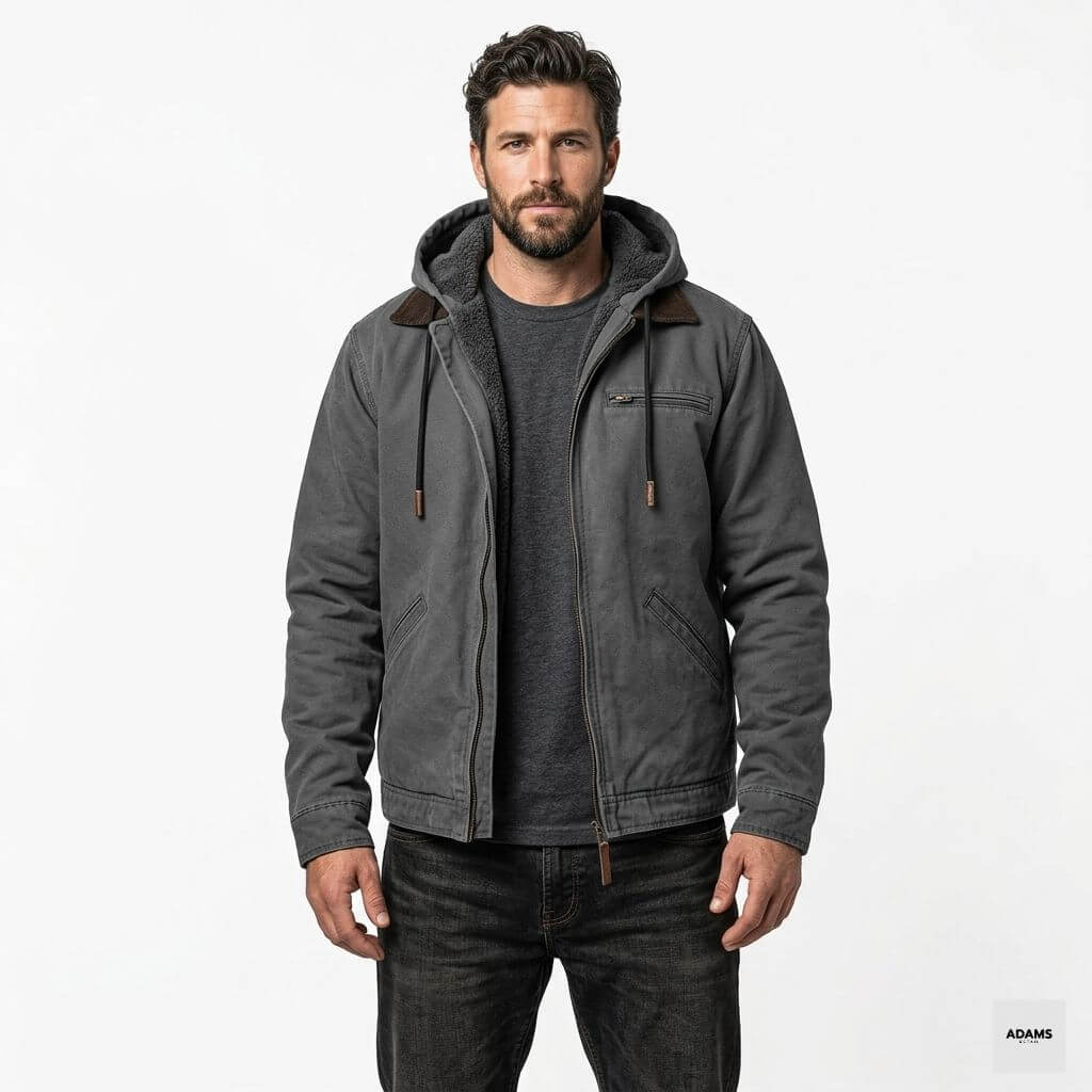Waterproof Rain Jacket Men Elegant Modern Outdoor Fashion