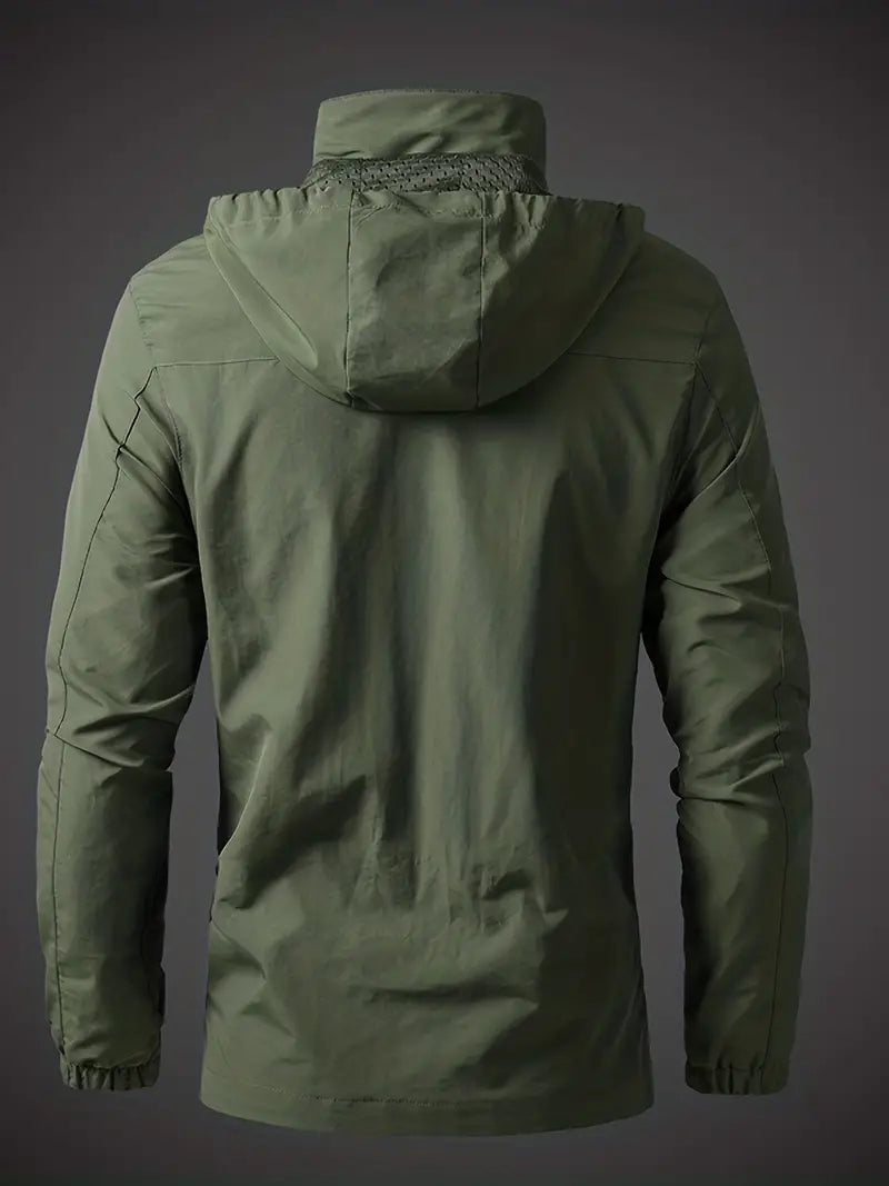Waterproof Men's Jacket Lightweight Windproof Outdoor Coat for All Activities 1
