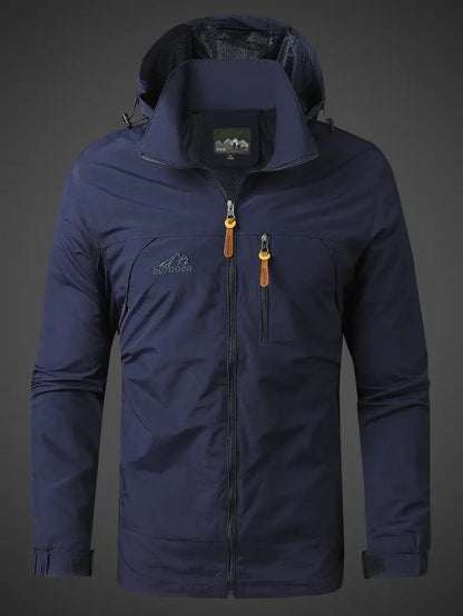 Waterproof Men's Jacket Lightweight Windproof Outdoor Coat for All Activities 6