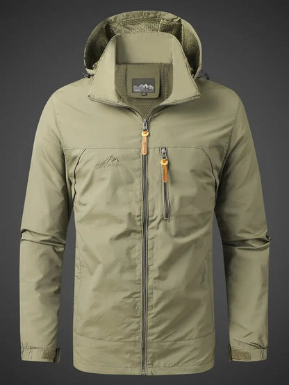Waterproof Men's Jacket Lightweight Windproof Outdoor Coat for All Activities 7