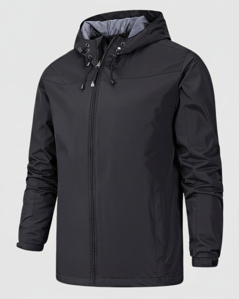 Waterproof Rain Jacket Men Modern Design Versatile Style S-XL 0