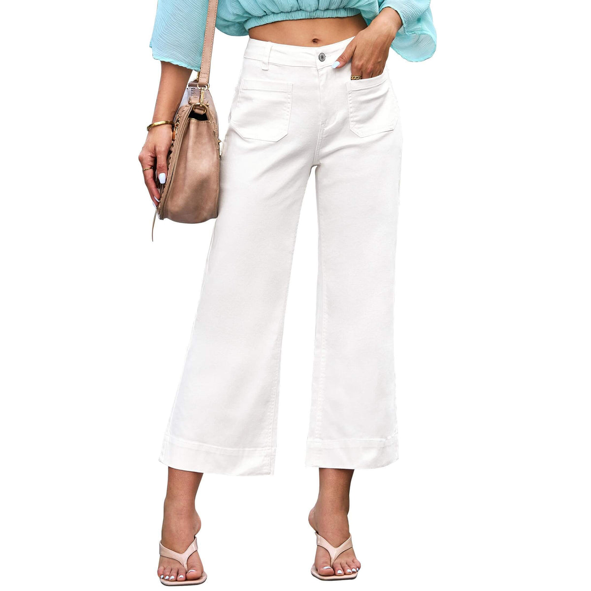 Harper | Trendige High-Waist Schlagjeans