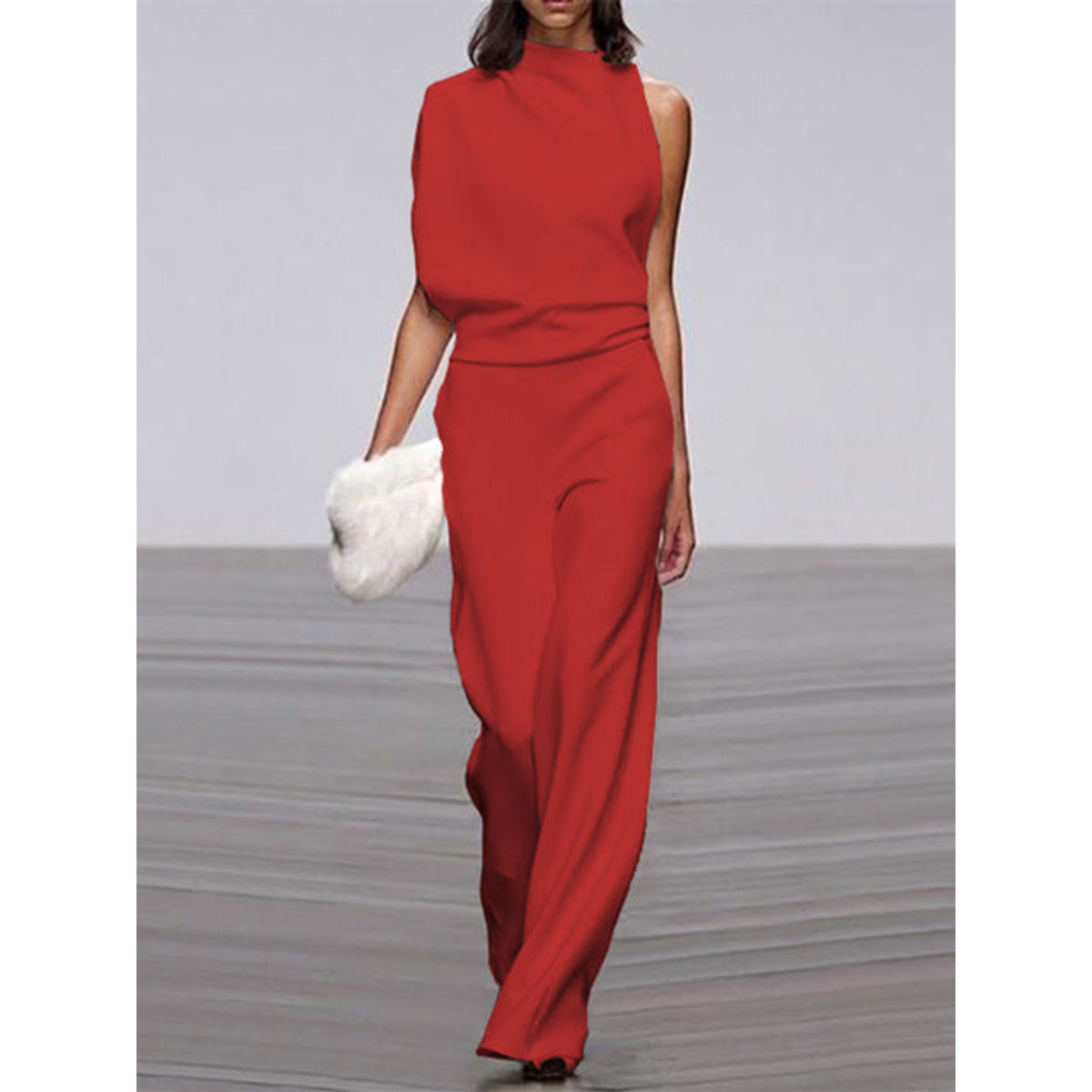 White Jumpsuit Women Sleeveless Wide Leg Casual Summer Outfit Elegant 6
