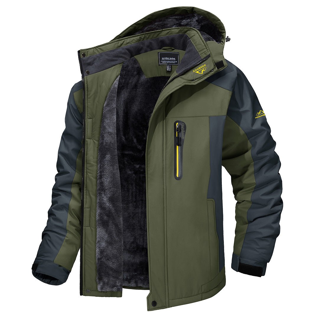 Windproof Outdoor Jacket Men Durable Stylish Hiking Comfort 0