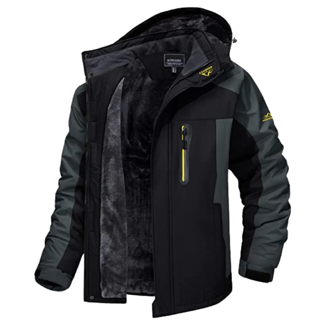 Windproof Outdoor Jacket Men Durable Stylish Hiking Comfort 4