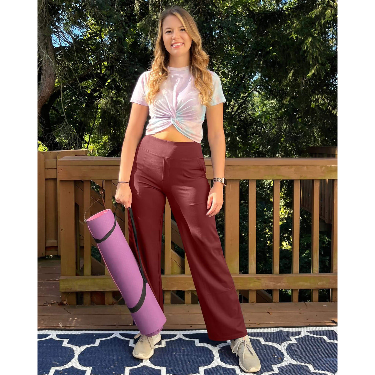 Madison | Vielseitige High-Waist-Hose mit weitem Bein